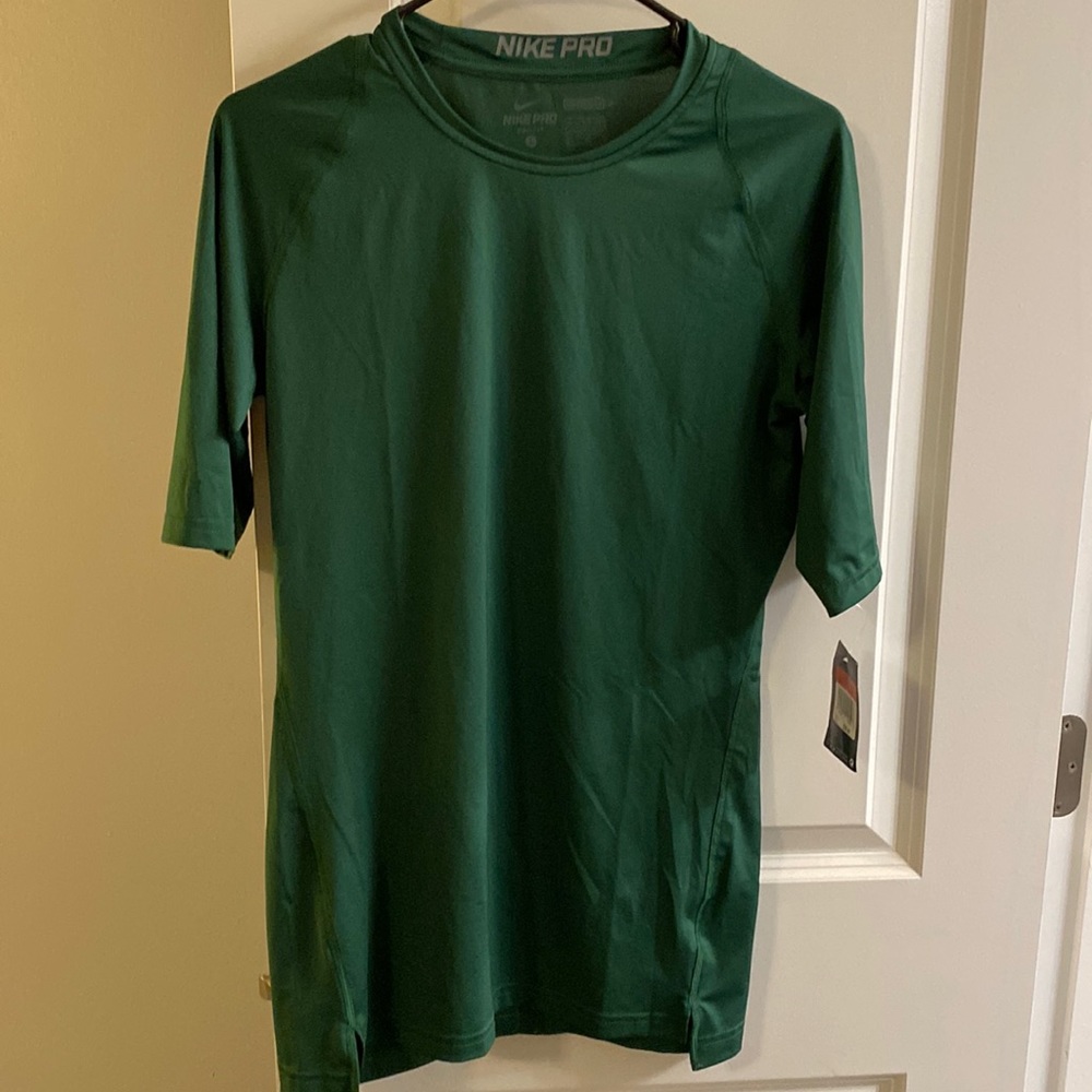 NWT Green Nike compression tee